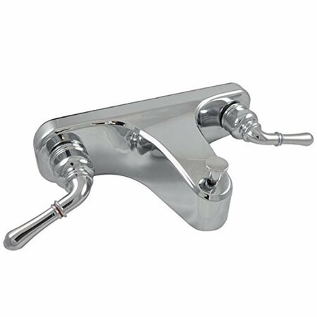 TEMPLETON 8 in. Mobile Home Offset Tub & Shower Faucet - Chrome TE3985633